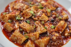 麻婆豆腐来自图拉克的Danity四川中餐馆。