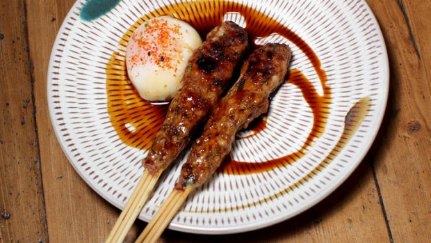 肉丸棒和62度的鸡蛋。