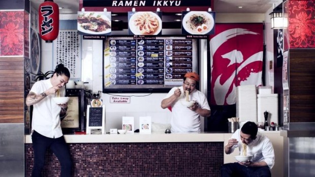 Sokyo的Chase Kojima,Ramen Ikkyu的Harunobu Inkai和Cho Cho San的Nic Wong。