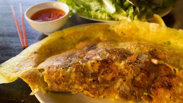 Banh Xeo(越南煎饼)。