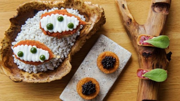 Vitello Tonnato;茄子焗烤千层茄子;和Parmigiano Reggiano和老年人的香醋。