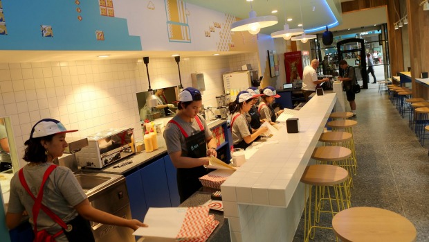 悉尼遇难:墨尔本CBD的8bit Burger Bar。