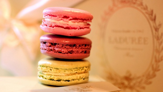 来自Laduree的Macarons。