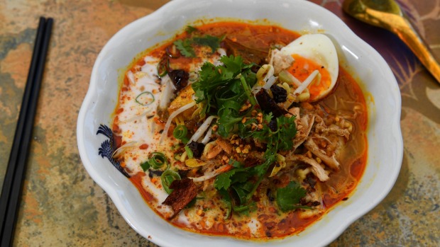 泰国拉面:午餐时段提供牛肉Laksa。