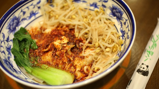 最常吃的菜:辣椒油Biang Biang面。