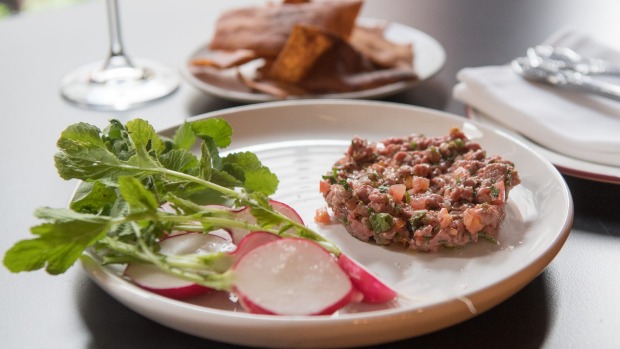 Wagyu kibbeh nayeh,有点像中东的鞑靼牛排。