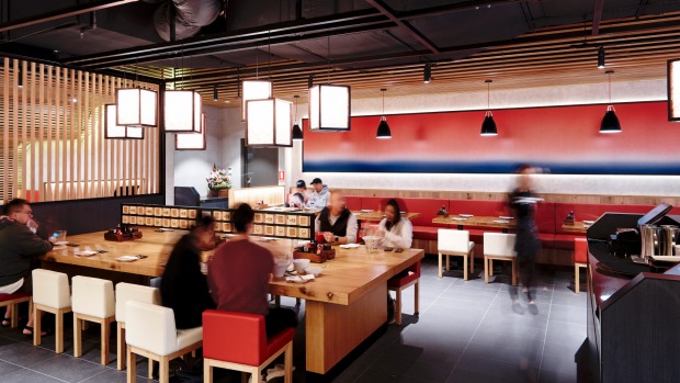 墨尔本的Ippudo Interiors。