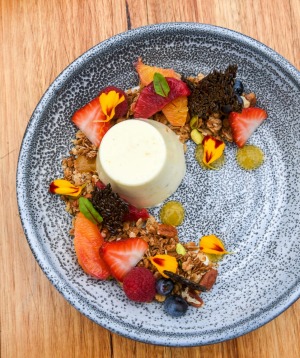 趋势:早餐潘纳·科塔(Panna Cotta)。
