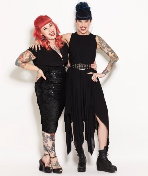 Mo Wyse(素食主义者)和厨师Shannon Martinez(不是素食主义者)。