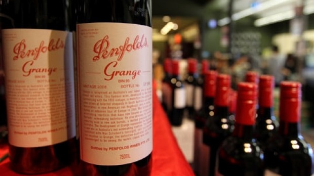 Penfolds Grange Hermitage是拍卖的葡萄酒之一。