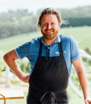 马特·威尔金森(Matt Wilkinson)在莫宁顿半岛(Mornington Peninsula)的蒙塔尔托庄园(Montalto Estate)。