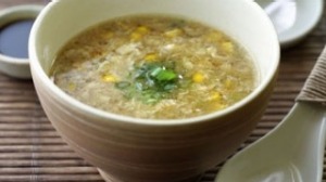 粤式甜玉米和蟹肉汤
