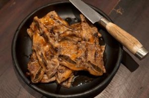 来自San Telmo的牛肉短肋骨。