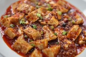 麻婆豆腐来自图拉克的Danity四川中餐馆。