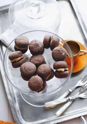 提拉米苏风格的巧克力饼干。