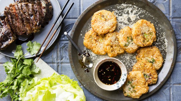 泡菜煎饼可口或没有蛋白质。