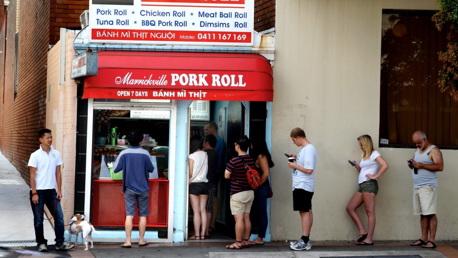 Marrickville Pork Roll：值得排队。