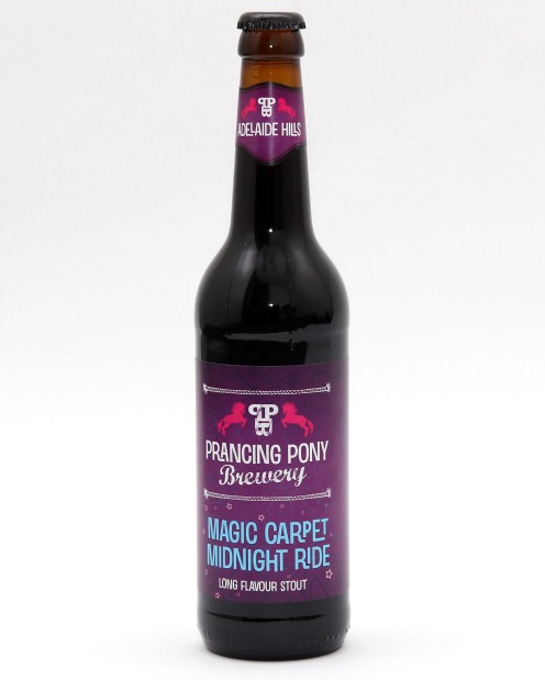 prance Pony Brewery的“Magic Carpet, Midnight Ride”黑啤酒非常适合搭配牡蛎。