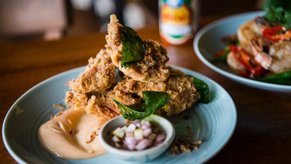 在Yuu Yen Thai Restaurant的Hat-yai炸鸡。