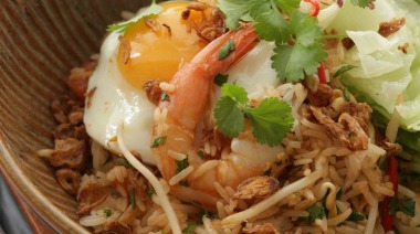 炒蛋炒饭。