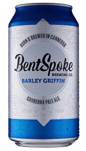 Bentspoke Brewing Co.， Barley Griffin Canberra Pale Ale, ABV 4.2%