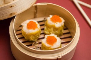 不可错过:蟹黄配穗麦。