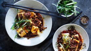 牛肉麻婆豆腐。