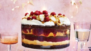 Custard, cake, fruit, booze – what's not to like?