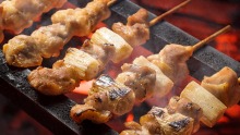 yakitori（烤鸡肉串）。