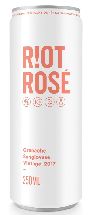 骚乱葡萄酒有限公司2017年Rosé。