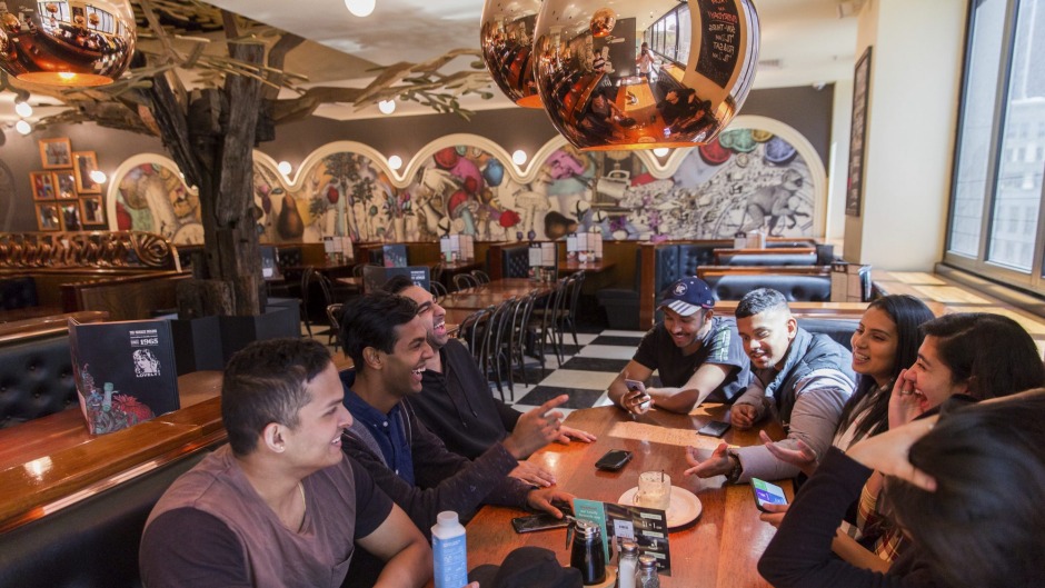 墨尔本中心的煎饼店。