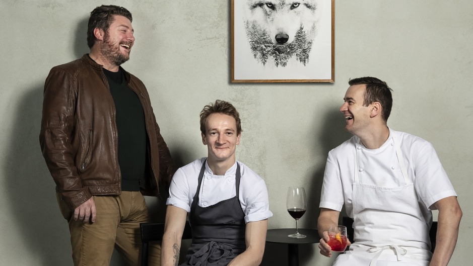 Scott Pickett、Charlie Watson和Stuart McVeigh是新意大利餐厅Lupo的幕后团队。
