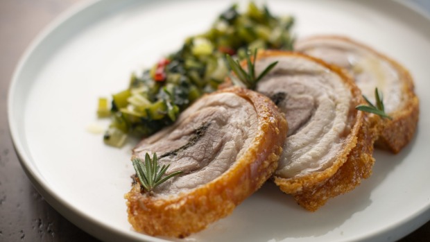 对于严肃的主菜，Porchetta是Go。