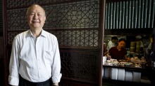 罗伯特刘在圣基尔达的家庭厨房。