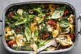 在这个质朴的面食烘烤中，不需要单独填充壳。