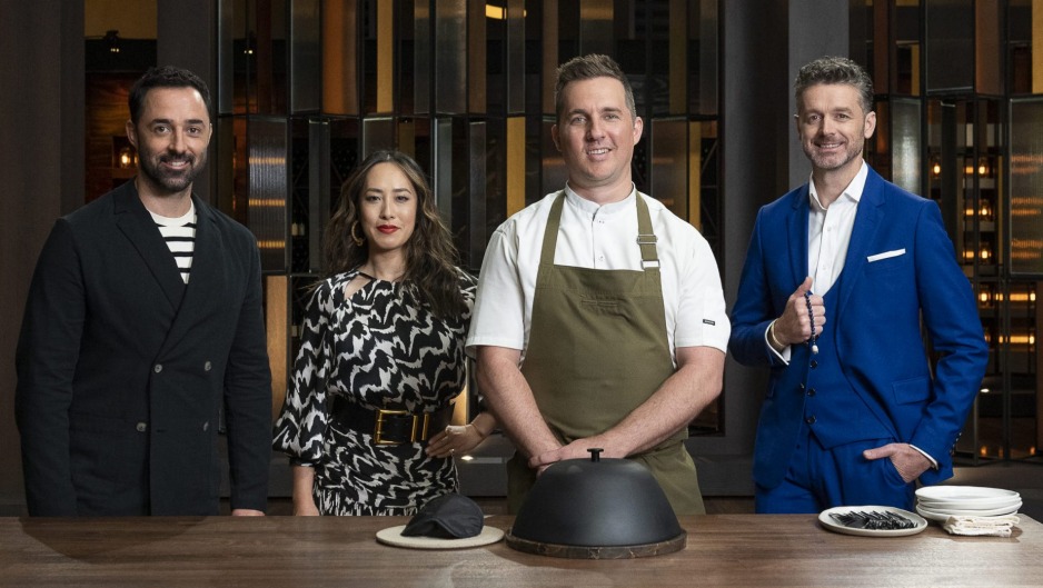 Amaru Chef Clinton Mcivor和Masterchef Australia法官。