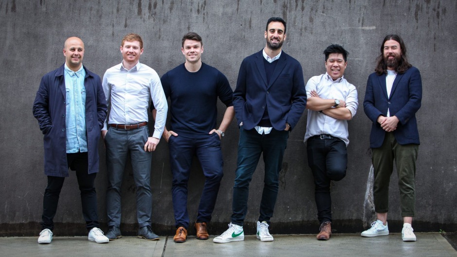 烹饪总监Sebastien Lutaud（左），“ Bread Geek” Brendon Woodward，主厨Billy Hannigan，总经理...